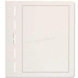 Leuchtturm 334112 Blankoblätter - Neutrale Albenblätter mit schwarzer Randlinie für Sammelalben - 50er Pack