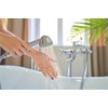 125cm Short Shower Hose - 10mm Internal Bore - Stainless
