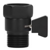 Brass Water Valve Diverter Valve Black Brass Shut Off Valve
