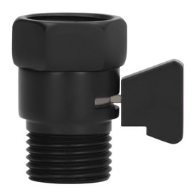 Brass Water Valve Diverter Valve Black Brass Shut Off Valve G1 Fixed Shower Heads