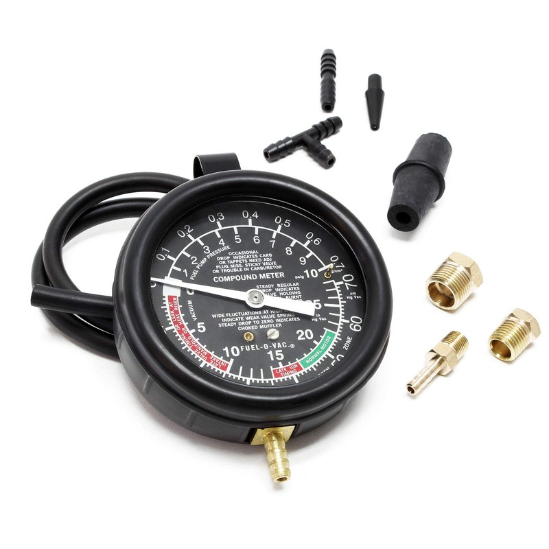Wiltec Vacuum Tester up to 10 PSI 28 Inch HG,