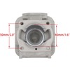 WOOSTAR 40mm Big Bore Cylinder with Piston Ring Kit Replacement