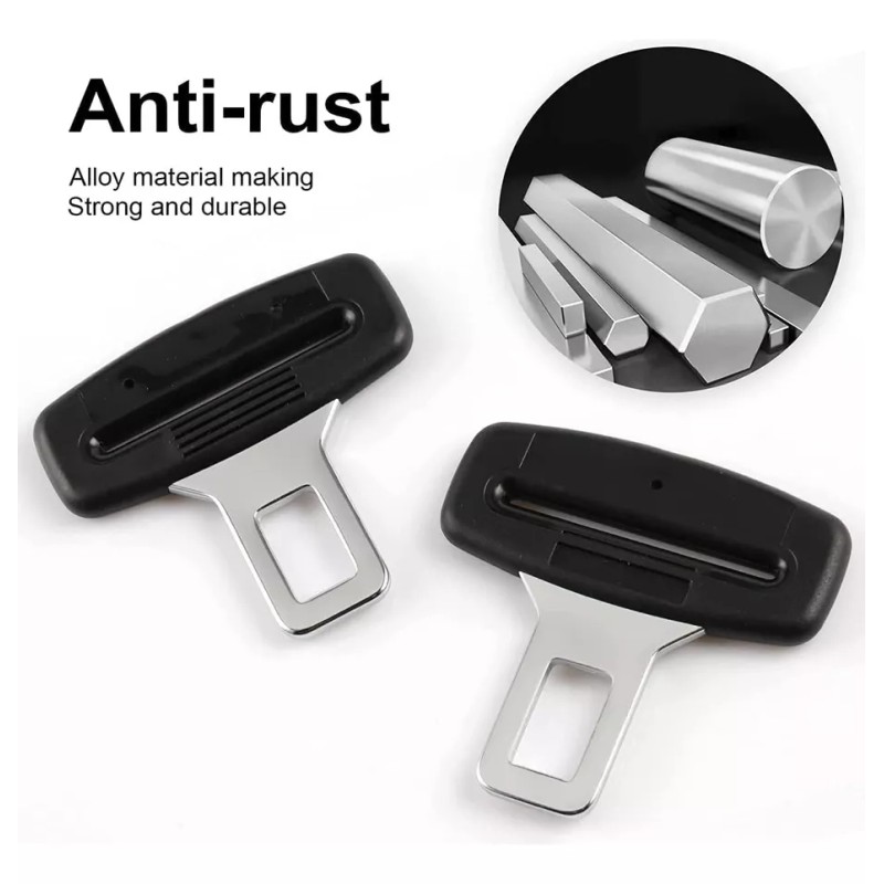 Generic 4 Piezas Clip De Bloqueo For Cinturón De Seguridad