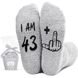 HAPPYPOP 44th Birthday Gifts Ideas for Men - Socks for 44 Year Olds, Best Gifts for 44 Year Old Middle Aged Man