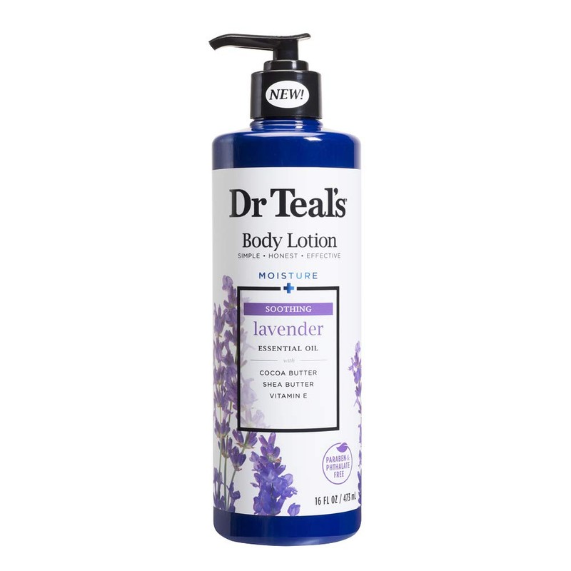 Dr Teal's Body Lotion Moisture plus Soothing Lavender, 16 fl