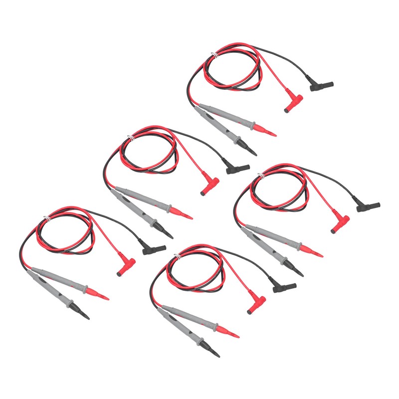 5Set HC136‑T 1000V 20A Multimeter Test Leads Universal Digital Gold