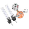 Argon Pressure Regulator, Compact Zinc Alloy Double Tube G5/8in, Large