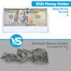 Yeheng 100 Pack Currency Sleeves: Clear Rigid PVC Protective Dollar