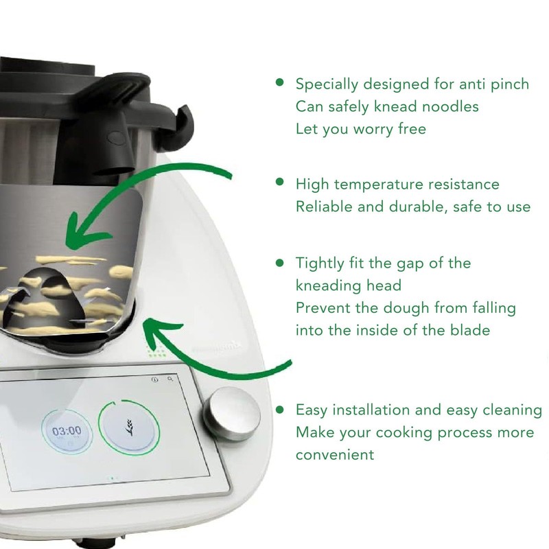 Dough Avoider Kneading Head Protector Safe and for Thermomix TM5