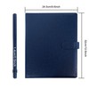 GraduationMall A4 Writing Case with Clipboard - Blue Portfolio Padfolio