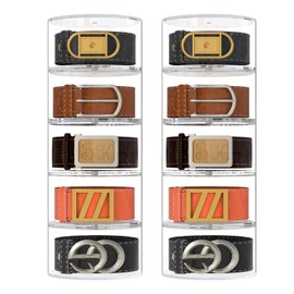 NIUBEE Belt Organizer, Acrylic 10 Layers Belt Case Storage Holder and Display for Accessories like Jewelry,Watch,Bracelets