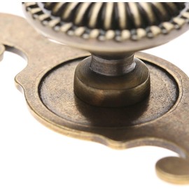 MUXSAM 10Pcs Pulls Handles Knobs for Drawer Door Kitchen,Cabinet Knobs Furniture Wardrobe Round Antique - Antique Brass