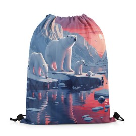 Feelyou Love Gymnastics Gym String Bag Dancer Drawstring Backpack Ballet Sports Drawstring Sackpack, Blue Red, 13"x15.7", Daypack Backpacks