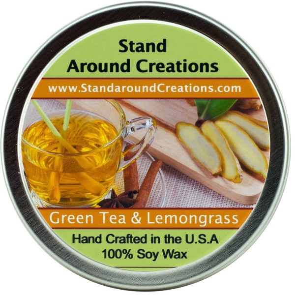 Stand Around Creations Soy Aromatherapy Candle - Scent: Lavender 8oz