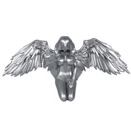 Interior Kneeling Angel Wing Ornaments Craft Mythical Character Decoration with Home Resin Craft Sculpture for Desktop Garden