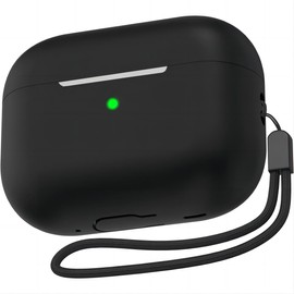 USTIYA Funda for AirPods Pro 2 Gen 2022,Case para Airpods Pro 2 2023 usb c Silicona Protector Completa Hombres Mujeres con Estuche de Carga Inalámbrico (Negro)