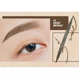 Club Clio 클리오 킬브로우 타투펜 03 그레이브라운 +리무버X2개 BNS Clio Kill Brow Tattoo Pen 03 Grey Brown + Remover X2 BNS