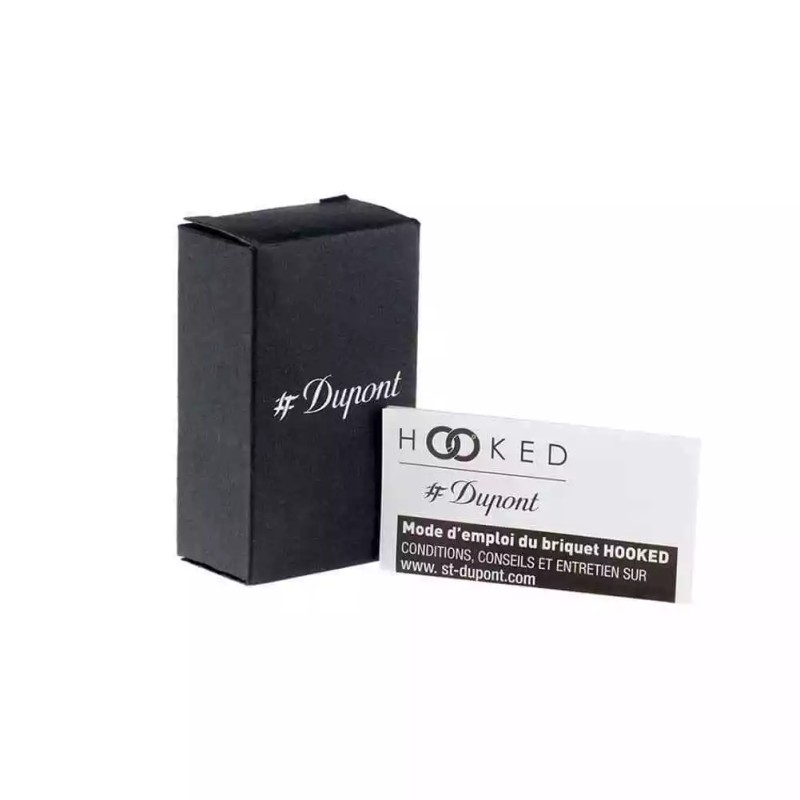 Dupont S.T. Dupont Hooked Jet Lighter with Ring, White, 032030