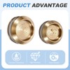 PATIKIL Round Sliding Glass Door Handle, 2 Pack 304 Stainless
