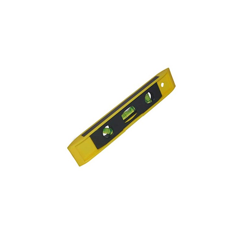 Nivel torpedo con Imán 9". 3 Gotas (Burbujas): Horizontal, Vertical