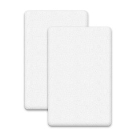 2x Waterproof Crib Mattress Protector (44 x 80 cm) | OEKO-TEX STANDARD 100 | Non-Noisy, Ultra Soft and Super Absorbent Mattress Protectors Covers (44 x 80 cm)