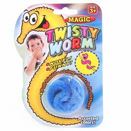 Magic Twisty Wiggly Worm Toy Stocking Filler Bright Colour (Pink)