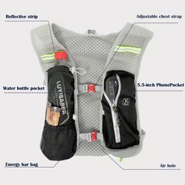 Hydration Packs (Black - Only Vest)