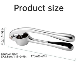 Knoblauchpresse,Knoblauchpresse Edelstahl,Garlic Press Knoblauch,Stainless Steel KnoblauchmüHle Presse,Presser SpüLmaschinenfest Wippe,Edelstahl-Knoblauchpresse,Ingwerpresse Knoblauchpresser