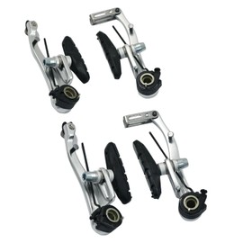 Dia-COMPE VC733 V-Brake Set Calipers Long arm, Silver, DP2854
