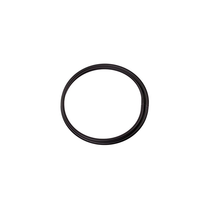 hoopomania Foldable Hula Hoop, HDPE 20 mm, Black, Diameter 95