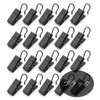HappyHome 20pcs Curtain Clips Curtain Hooks Metal Strong Clips Curtain