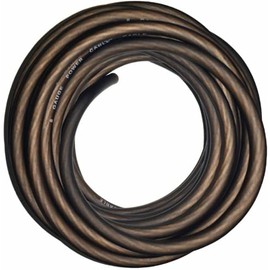 1 Pcs 1 Ft OFC Copper Black Power Ground Wire Car Audio Amplifier Speaker Cable 8 Gauge AWG | #AA86DL