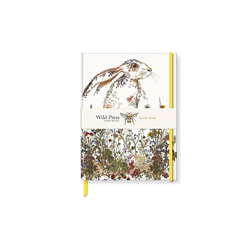 Wild Press by Helen Ahpornsiri - Wildflower Hare Sketch Book