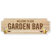 Red Ocean Garden Bar Sign For Home Bar Welcome Sign