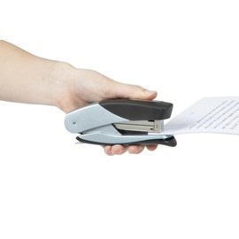 REXEL 2100715 Matador Stapler,HS 25SHTS SLV,BLK CLM