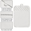 GROBRO7 6Pcs Cotton Oven Mitts and Pot Holders Set Heat