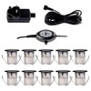 firstchoicelighting Set of 10-30mm LED Decking Plinth Ground Light Kit