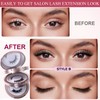 POOLJOY Elara Craft Magnetic Eyelashes, Magnetic Eyelashes with Applicator Natural,