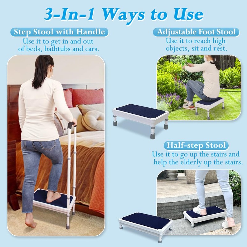 Bedside Steps For High Beds For Elderly Adults One Step