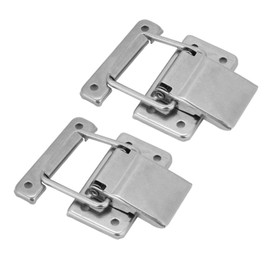 2 Pcs Stainless Steel Hardware Cabinet Case Spring Loaded Latch Catch Toggle Hasp Cabinet Furniture Latches