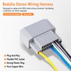 Bedalio Stereo Wiring Harness with Antenna Adapter Compatible with 2006-2016