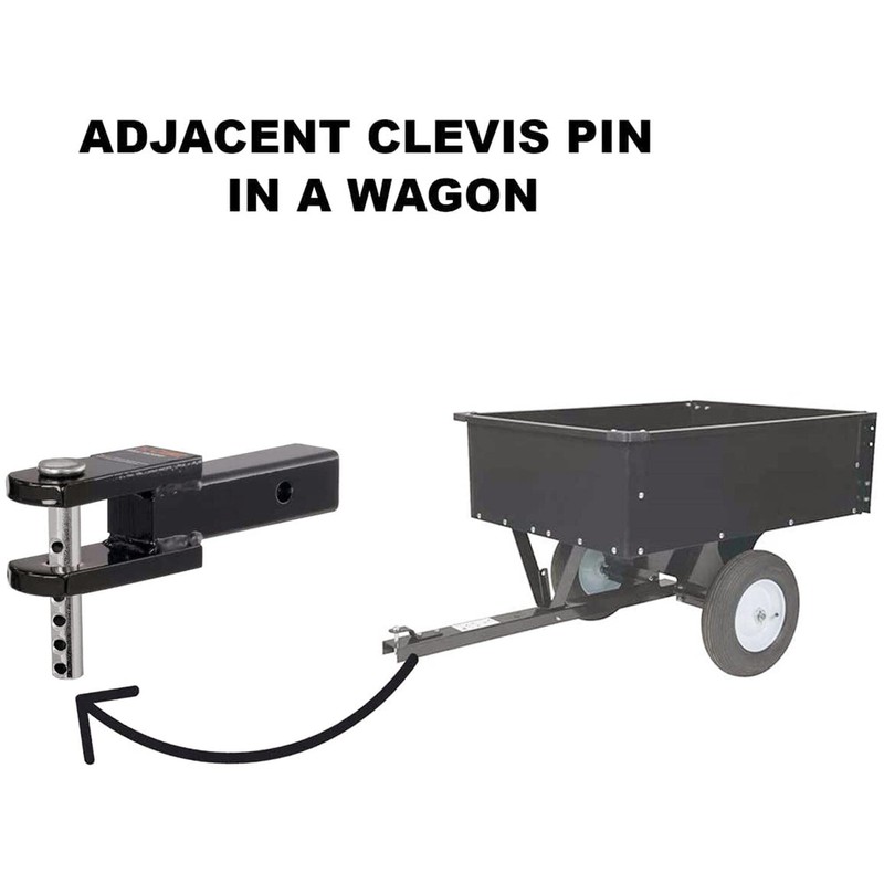 8-20Pack Multisize Flat Head Adjustable Clevis Pin,with Multi-Hole Cylindrical Pin