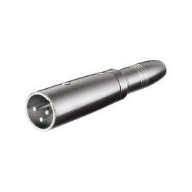 Wentronic 27454-GB 3 Pin Plug to 6.35mm Mono Jack XLR Adaptor