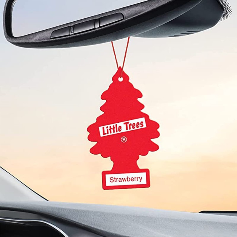 LITTLE TREES Car Air Freshener | Hanging Paper Tree for