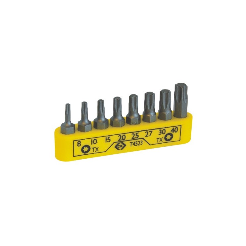 C.K T4523 TX Screwdriver Bit Set, Grey