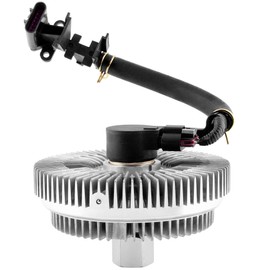 622-001 Electric Radiator Cooling Fan Clutch with Harness Fits for 2002-2009 Chevy Trailblazer for GMC Envoy Jimmy for Isuzu Ascender Bravada for Saab 9-7X 25790869 15293048 376734021 15-40133