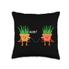 Aloe Vera Garden Succulent Plant - Gardening Aloe Throw Pillow