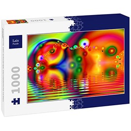 Lais Puzzle Impossible, Very Difficult Psychedelic Colours, Fractal 1000 Pieces