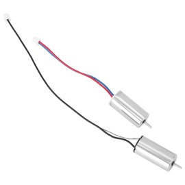 Fafeicy 4 Piece Motor DC 3.7V 44000RPM Brush Motor 10 x 20mm Micro Motor Cable for Robot Drone