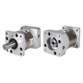 YEJMKJ Ratio 50:1 Planetary Gearbox for Nema 23 Stepper Motor 60-90mm Backlash 20 arcmin Input Shaft 31mm φ6.35mm Planetary Reducer for 57 Step Motor incl. 4 Screw 2 Plug 1 Key CNC 3D Printer Lathe